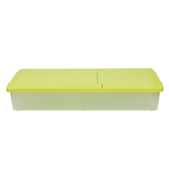 1 Короб для хранения IRIS UNDER-BED PLASTIC BOX 46л, зеленый