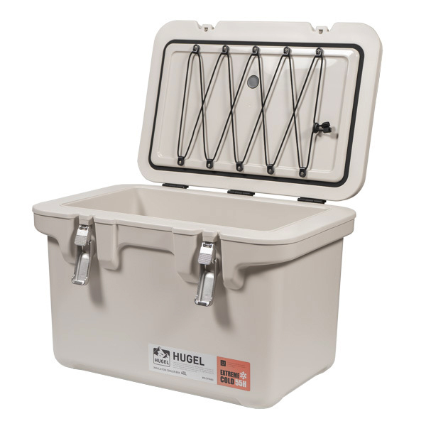 Термобокс IRIS HUGEL VACUUM COOLER BOX TC-40 Бежевый, 40 литров (45 часов)