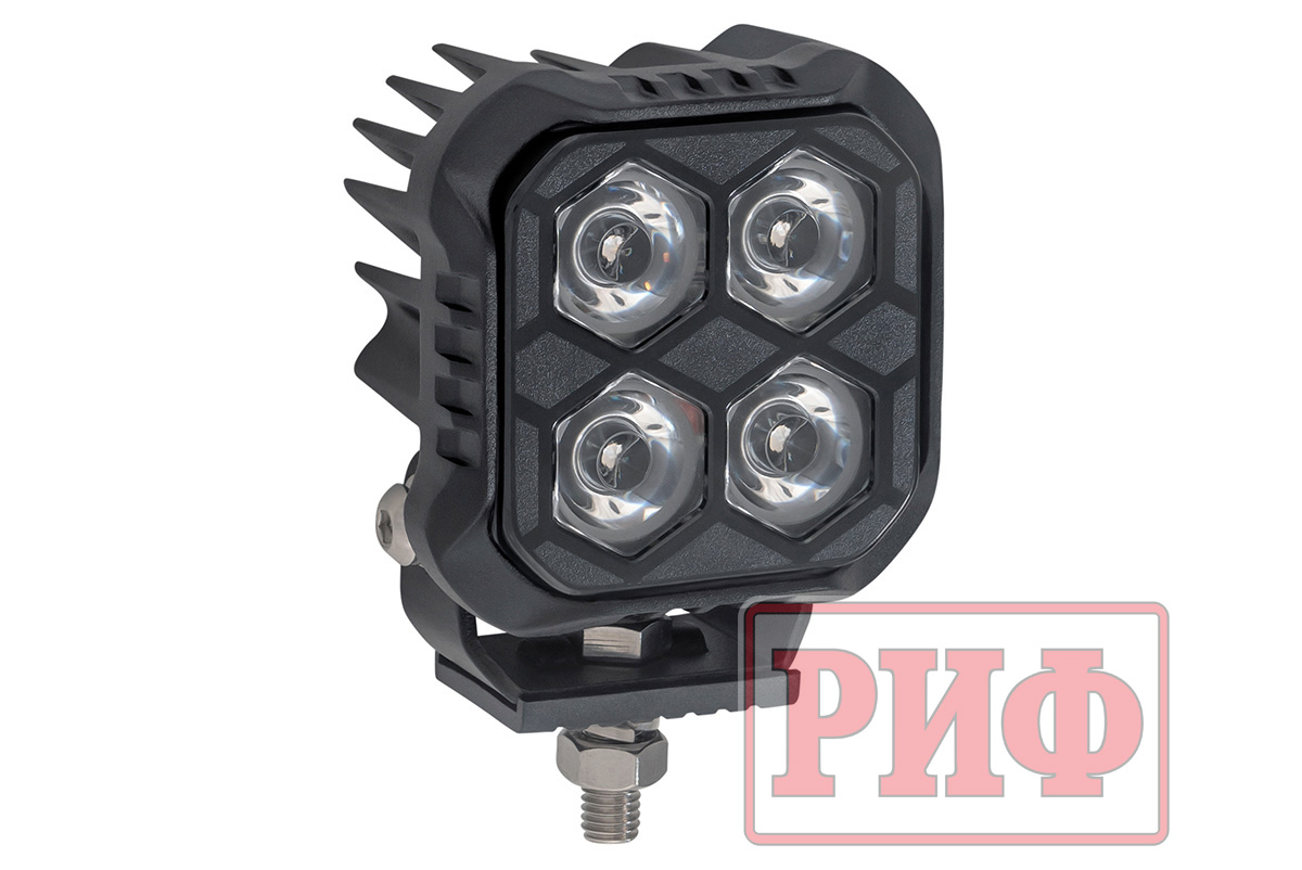 Фара дальнего света РИФ 72x72x48 мм 20W LED