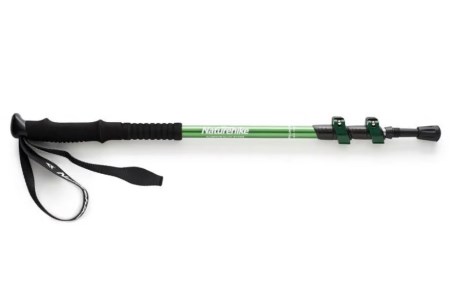 4.Палки треккинговые, алюминиевые, ST01, зеленые, для ходьбы (2шт.)