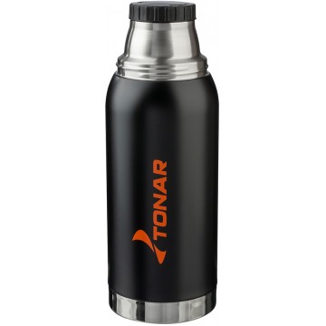 3 Термос ТОНАР 1000 мл. Черный (2 крышки-кружки) new