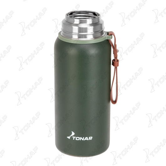2 Термос ТОНАР 700ML хаки (пробка-ситечко, крышка-кружка, ремешок) 2 Термос ТОНАР 700ML хаки (пробка-ситечко, крышка-кружка, ремешок)