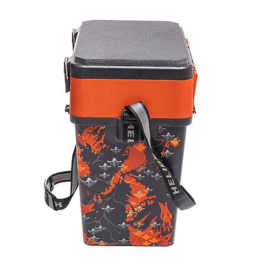 1 Ящик рыболовный зимний HELIOS SHARK оранжевый