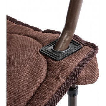 Кресло складное Helios 150 кг. коричневое