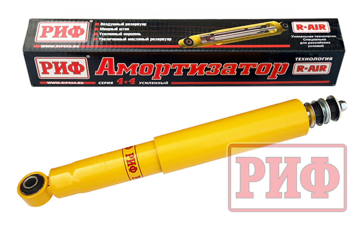 Амортизатор усиленный РИФ задний Toyota Land Cruiser Prado 120, 150, FJ Cruiser лифт 30-45 мм
