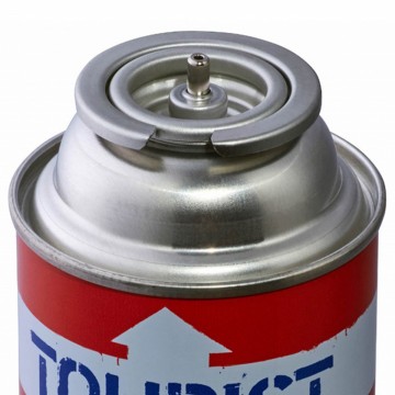 Баллон газовый цанговый TOURIST для портативных приборов 220 г.