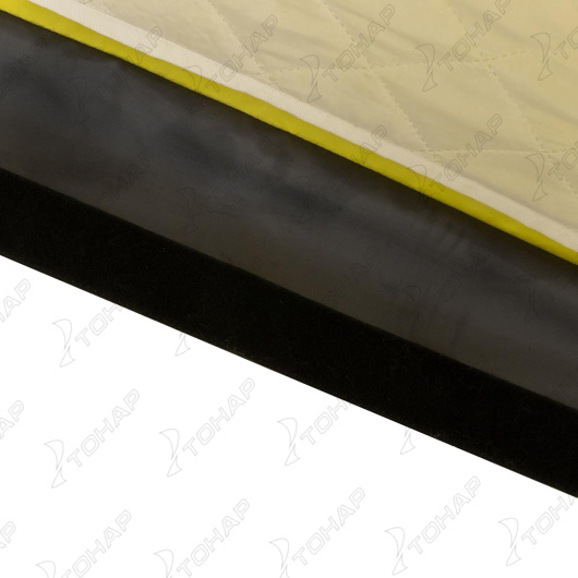 Палатка зимняя HELIOS Куб Premium 1,8х1,8, утепленная, желтый/серый