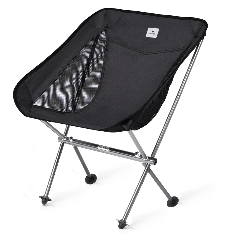 Кресло туристическое Naturehike Stellaluna L04 складное, черное, до 150 кг Кресло туристическое Naturehike Stellaluna L04 складное, черное, до 150 кг