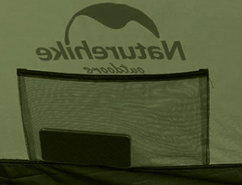 Палатка Naturehike P-Series 4-местная, алюминиевый каркас, зеленая