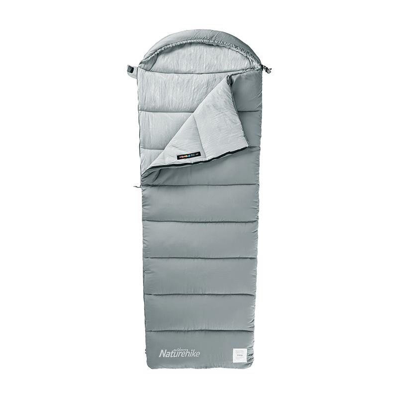Мешок спальный Naturehike Envelope M400, (190+30)х80 см, (правый) (ТК: +1C), серый Мешок спальный Naturehike Envelope M400, (190+30)х80 см, (правый) (ТК: +1C), серый