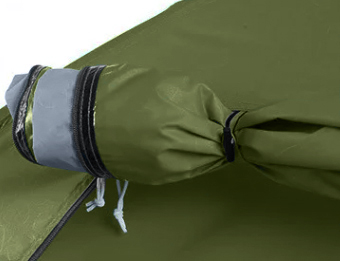 Палатка Naturehike P-Series 4-местная, алюминиевый каркас, зеленая