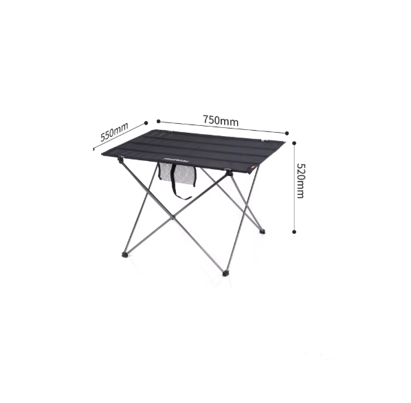 3 Стол туристический Naturehike алюминиевый, 75х50х52 см, складной, бежевый