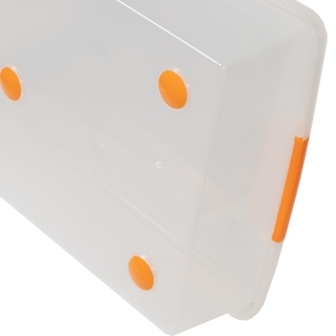 1 Короб для хранения IRIS THIN BOX 34л, прозрачный