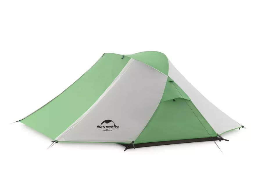Палатка Naturehike Butterfly 2-местная, алюминиевый каркас, бело-зеленая Палатка Naturehike Butterfly 2-местная, алюминиевый каркас, бело-зеленая