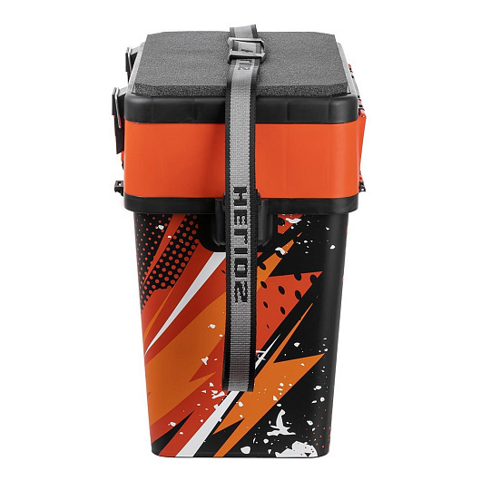 2 Ящик рыболовный зимний PIKE оранжевый HELIOS