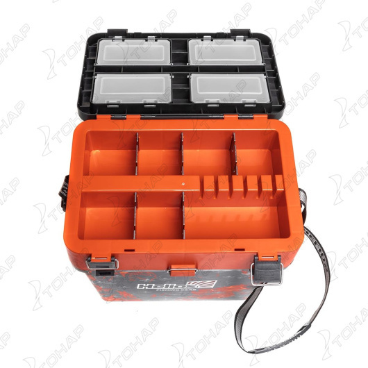 4 Ящик рыболовный зимний HELIOS SHARK оранжевый