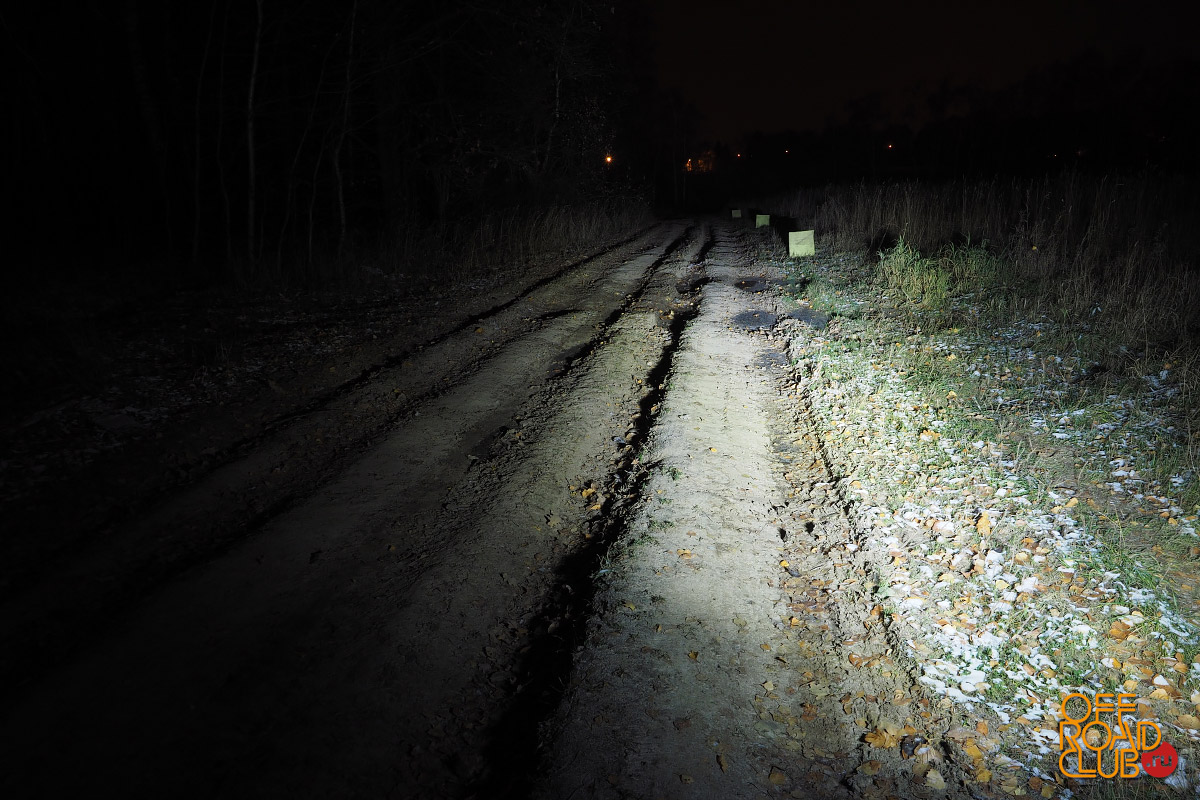 Светодиодная фара водительского света РИФ 273 мм 27W LED