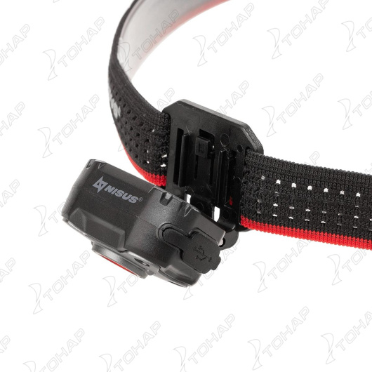 5 Фонарь налобный NISUS PRO 670 LM, IPX5, USB 5 Фонарь налобный NISUS PRO 670 LM, IPX5, USB