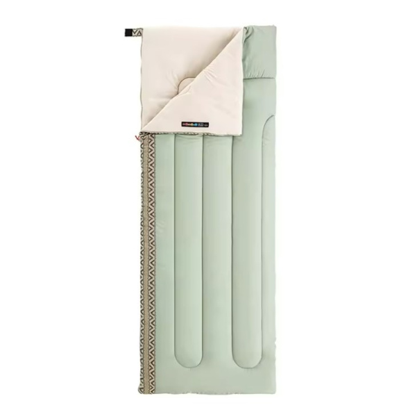 Мешок спальный Naturehike L150, 190х75см, (ТК: +13C), (правый), зеленый