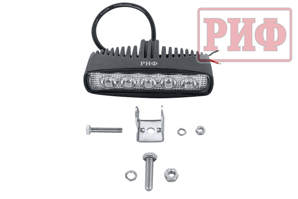 Светодиодная фара рабочего света РИФ 145 мм 15W