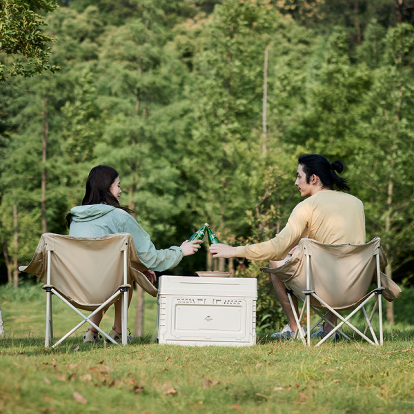 4 Кресло туристическое Naturehike Stellaluna T01 складное, 80х53х66 см, до 110 кг, серо-черное