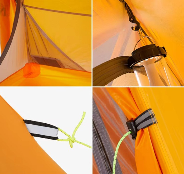 Палатка Naturehike Cycling Si 1-местная, алюминиевый каркас, сверхлегкая, янтарная
