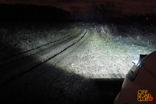 Светодиодная фара дальнего света РИФ 99 мм 36W LED