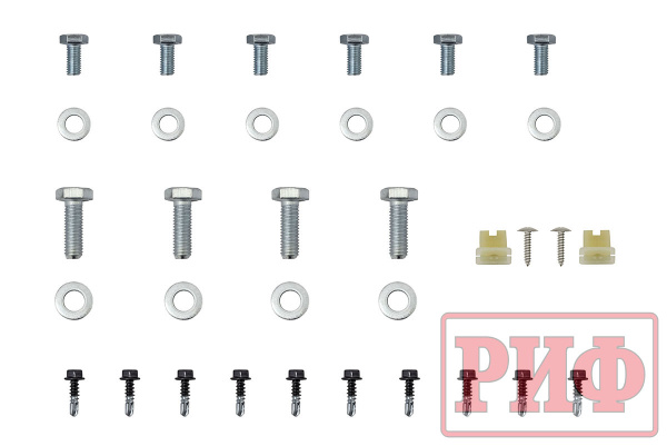 Бампер РИФ силовой передний Toyota Land Cruiser Prado 120 c доп. фарами, центральной дугой, защитой бачка омывателя
