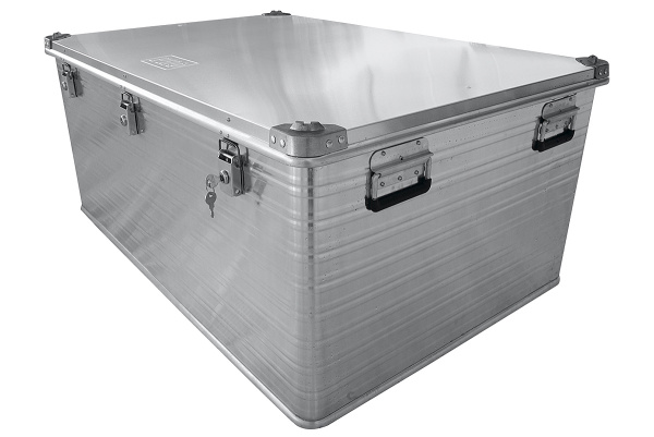 Ящик алюминиевый РИФ с замком 1176х790х517 мм (ДхШхВ) Ящик алюминиевый РИФ с замком 1176х790х517 мм (ДхШхВ)