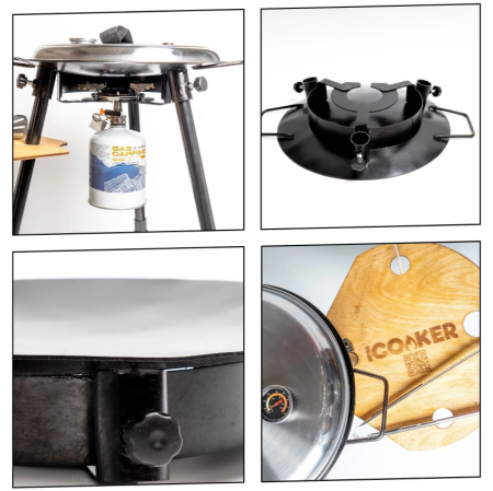4 Скоттл гриль iCooker TogGo (газовый садж) 4 Скоттл гриль iCooker TogGo (газовый садж)