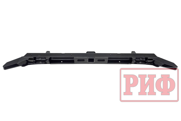 Бампер РИФ силовой передний Renault Duster 2021+ с квадратом под фаркоп и защитой радиатора