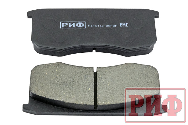 Колодки тормозные передние РИФ УАЗ Хантер, Патриот, Буханка (3160-3501090)