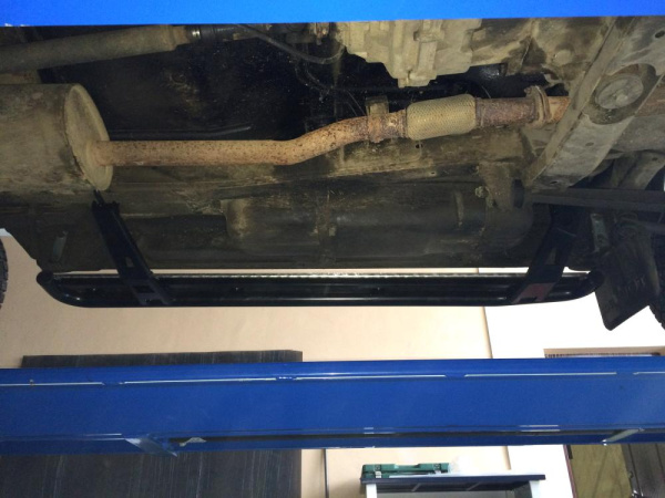 Пороги РИФ силовые УАЗ Патриот до 2015 стандарт