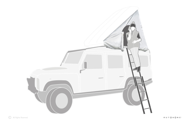 3 Слой термоизоляционный для автопалатке AUTOHOME  COLUMBUS VARIANT SMALL GRAY X-LONG