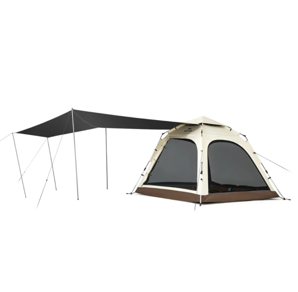 Палатка Naturehike Ango 4-местная, быстросборная, коричневая Палатка Naturehike Ango 4-местная, быстросборная, коричневая