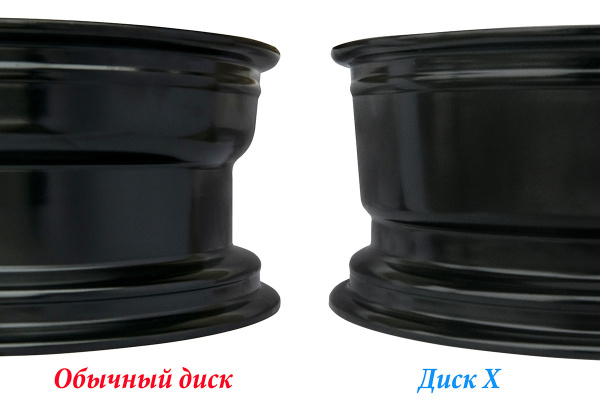 Диск усиленный УАЗ стальной черный 5x139,7 8xR16 d110 ET+25 (треуг. мелкий)