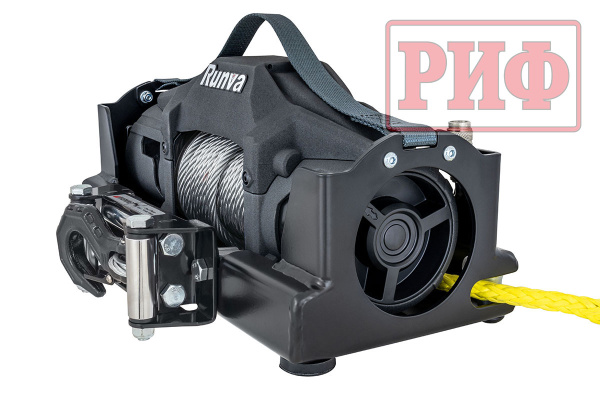 Лебёдка переносная РИФ 6000F c площадкой, стальной трос