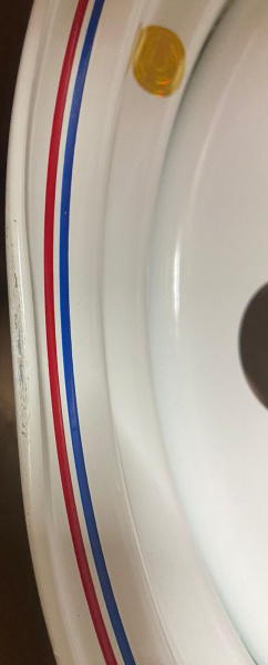 Диск усиленный Тойота Ниссан стальной белый 6x139,7 8xR17 d110 ET-10 (уценка)