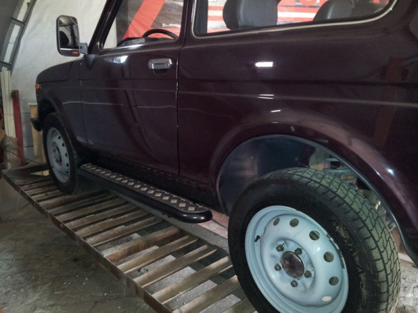 Пороги РИФ съёмные ВАЗ Нива