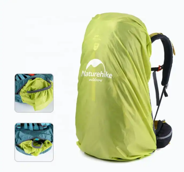 1 Рюкзак туристический Naturehike 55 л, зеленый