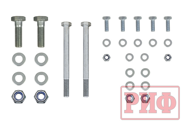 Бампер РИФ силовой передний Mitsubishi Pajero IV под площ. для лебёдки RIFPJR-30000 с защ. радиатора