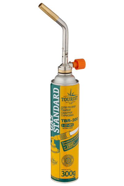 1 Резак газовый TOURIST WELDER с соплом паяльного типа, на резьбовой баллон