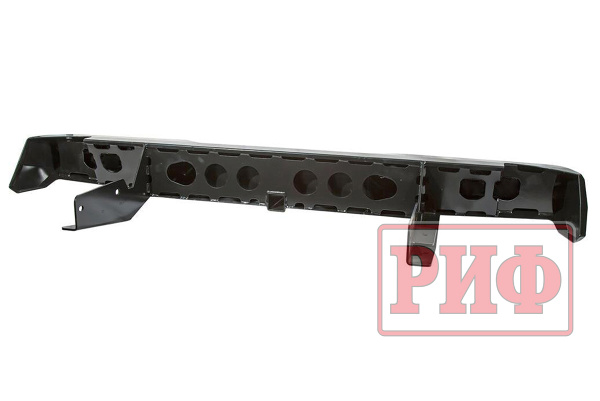 Бампер РИФ силовой задний VW Amarok с квадратом под фаркоп и фонарями