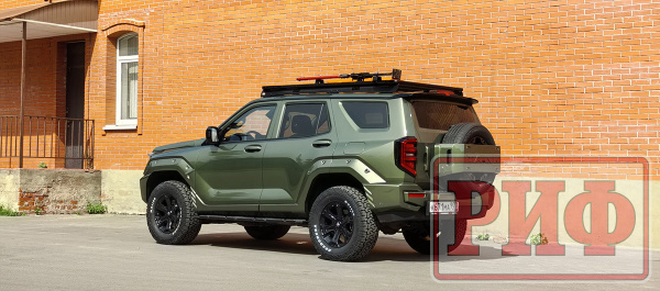 Багажник экспедиционный (платформа) алюминиевый РИФ 1250x2080 мм для TANK 400 (с крепежом)