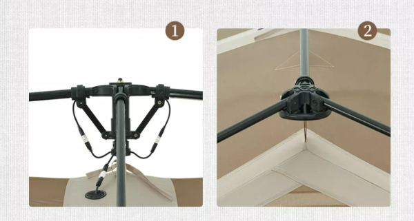 4 Палатка Naturehike Village 13 автоматическая 5-8-местная