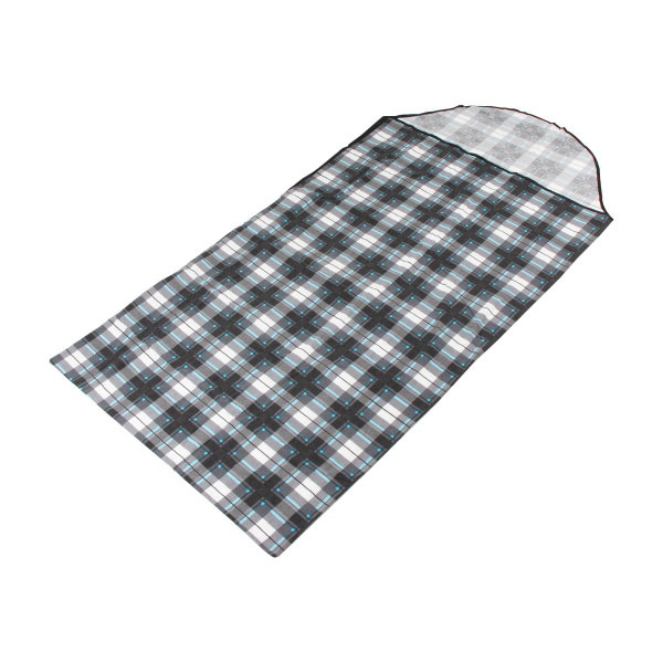 Вкладыш в спальный мешок с подголовником "СЛЕДОПЫТ - Universal" 190+25х85см, фланель,цветная клетка