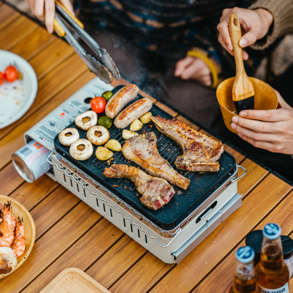 5 Гриль газовый Naturehike 2,2 кВт, бежевый