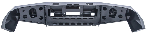 Бампер РИФ передний Toyota HiLux с доп фарами без кенгурина