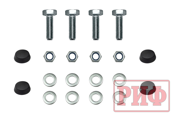 Защита радиатора под бампер РИФ для ГАЗ Соболь NN 4x4