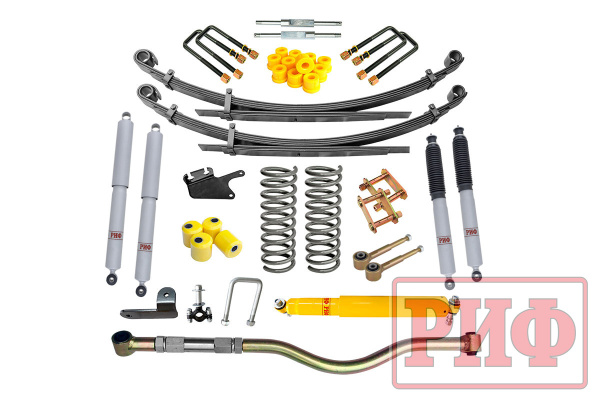 Лифт-комплект РИФ газовый УАЗ Патриот лифт 30 мм мягкий